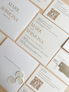 Mark and Shimona Invitation Suite (50)
