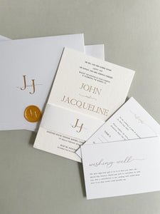 John and Jacqueline Invitation Suite (50)