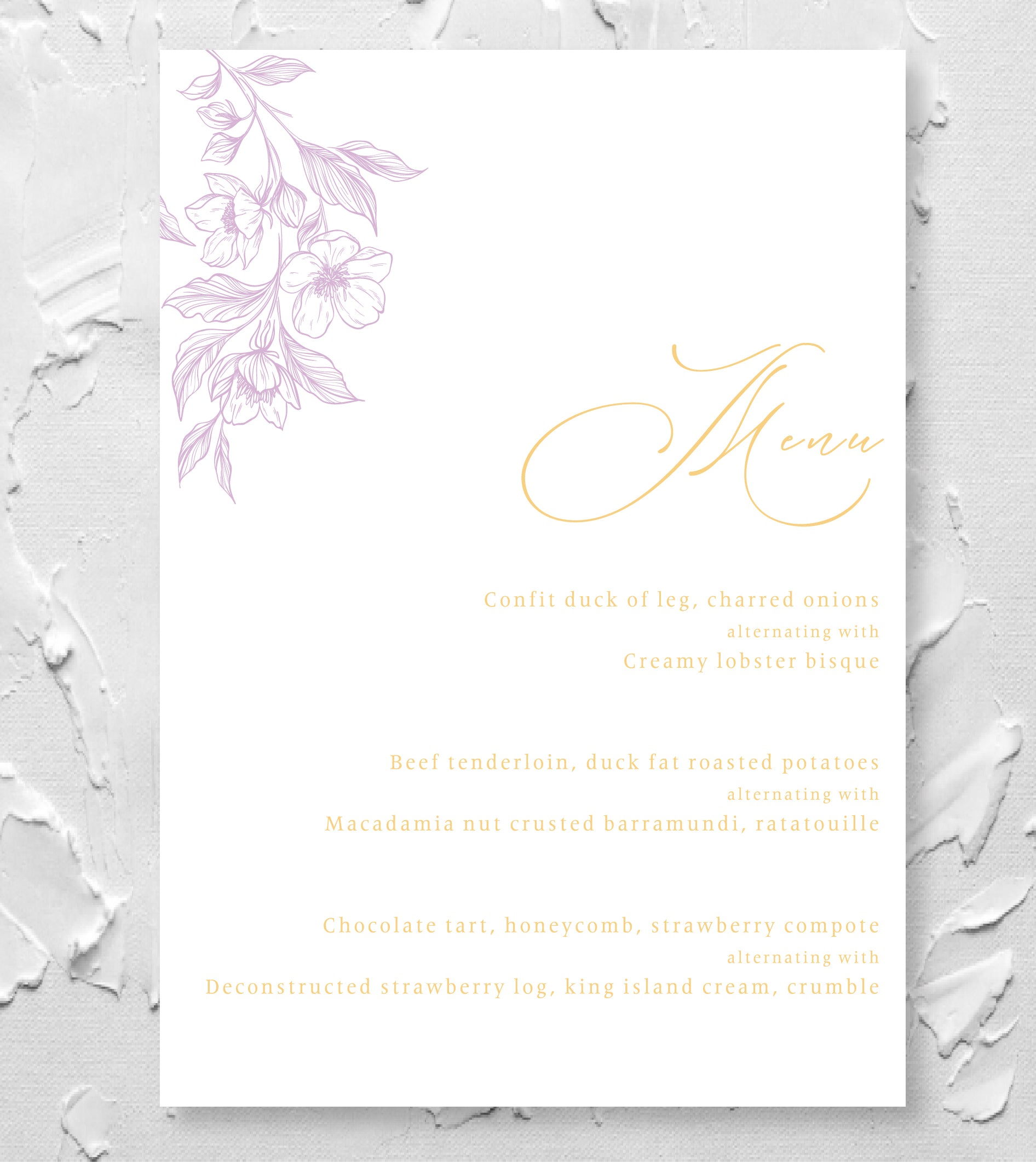 Anemone Menu (50)