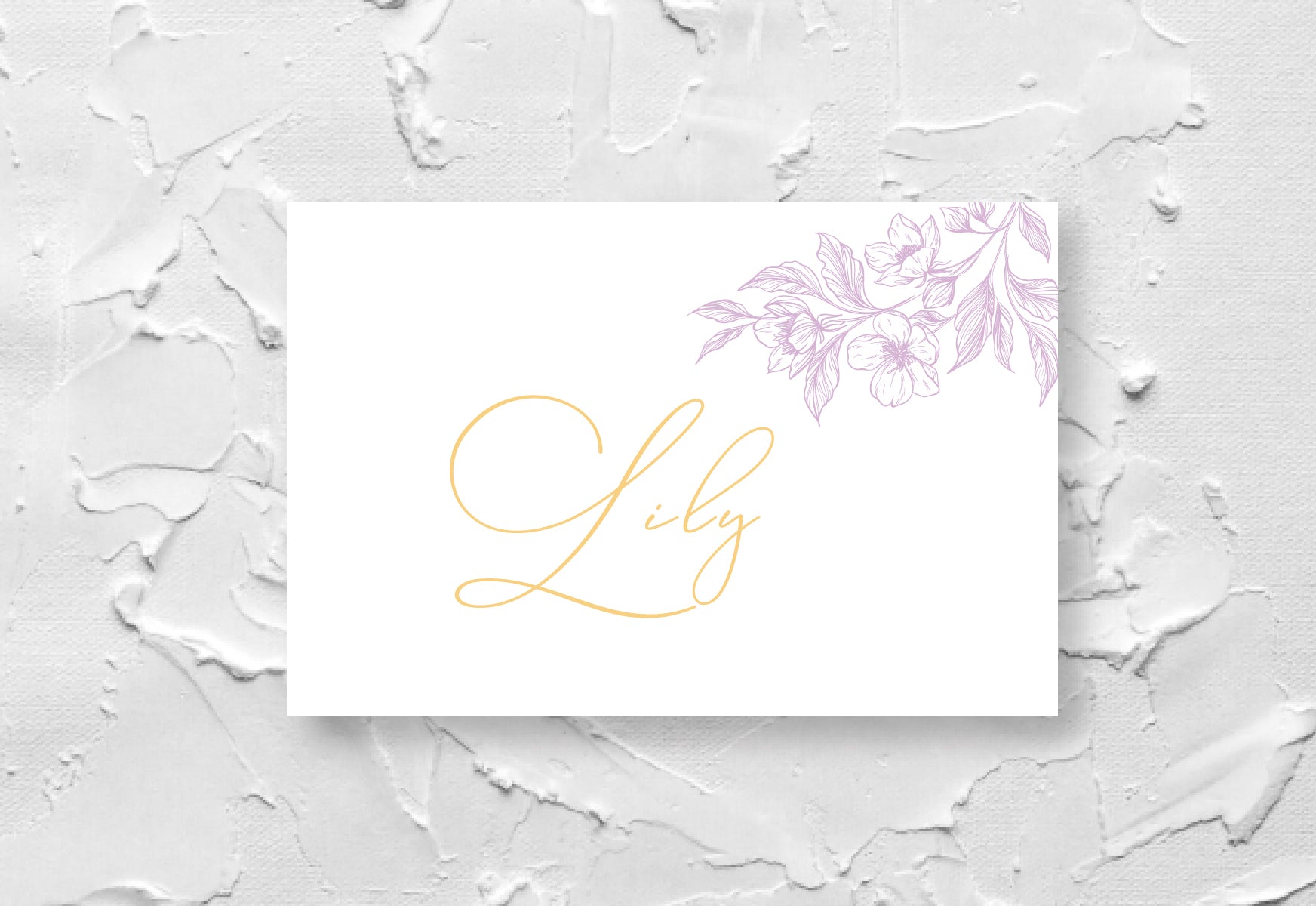 Anemone Place Card (50)
