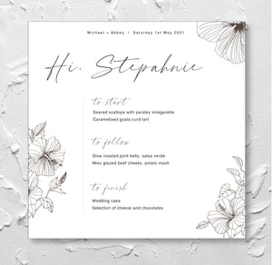 Hibiscus Invitation Suite (50)