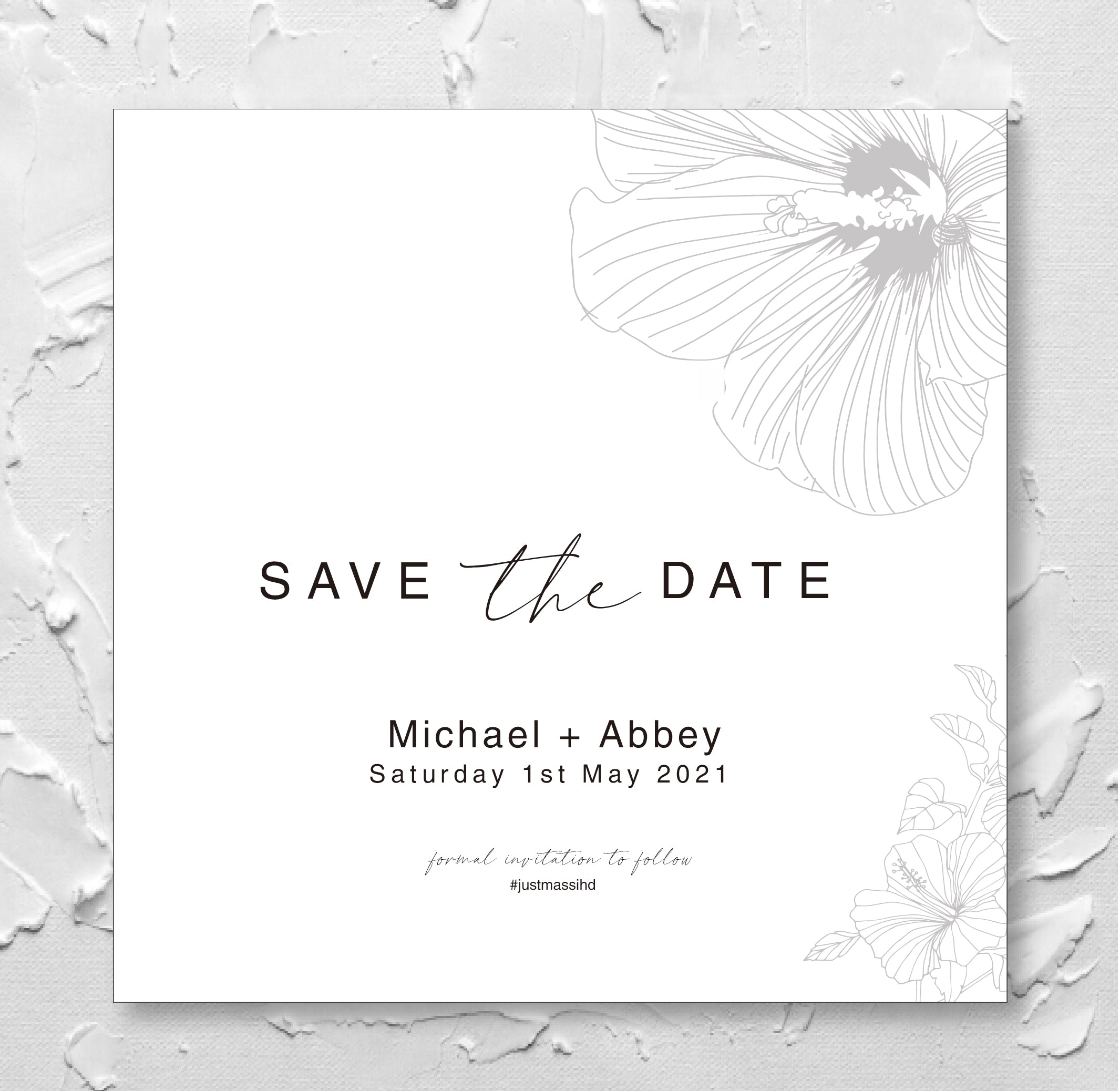 Hibiscus Invitation Suite (50)