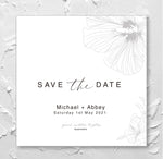 Load image into Gallery viewer, Hibiscus Save the Date (50)

