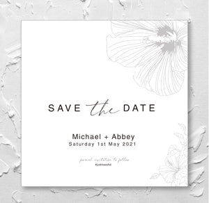 Hibiscus Save the Date (50)