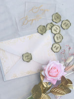 Load image into Gallery viewer, L&#39;AMOUR self adhesive wax seals
