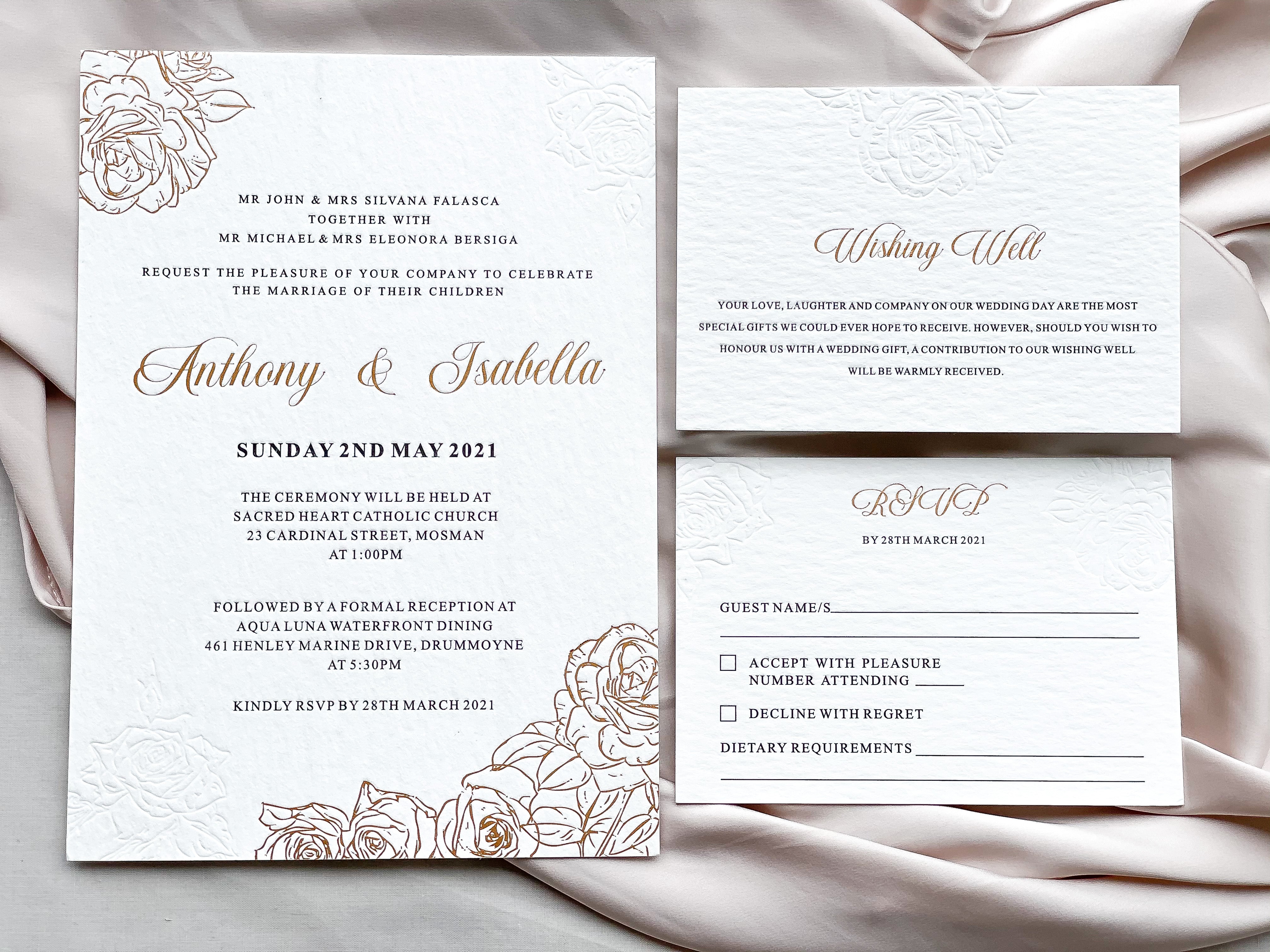 Rose Invitation Suite (50)