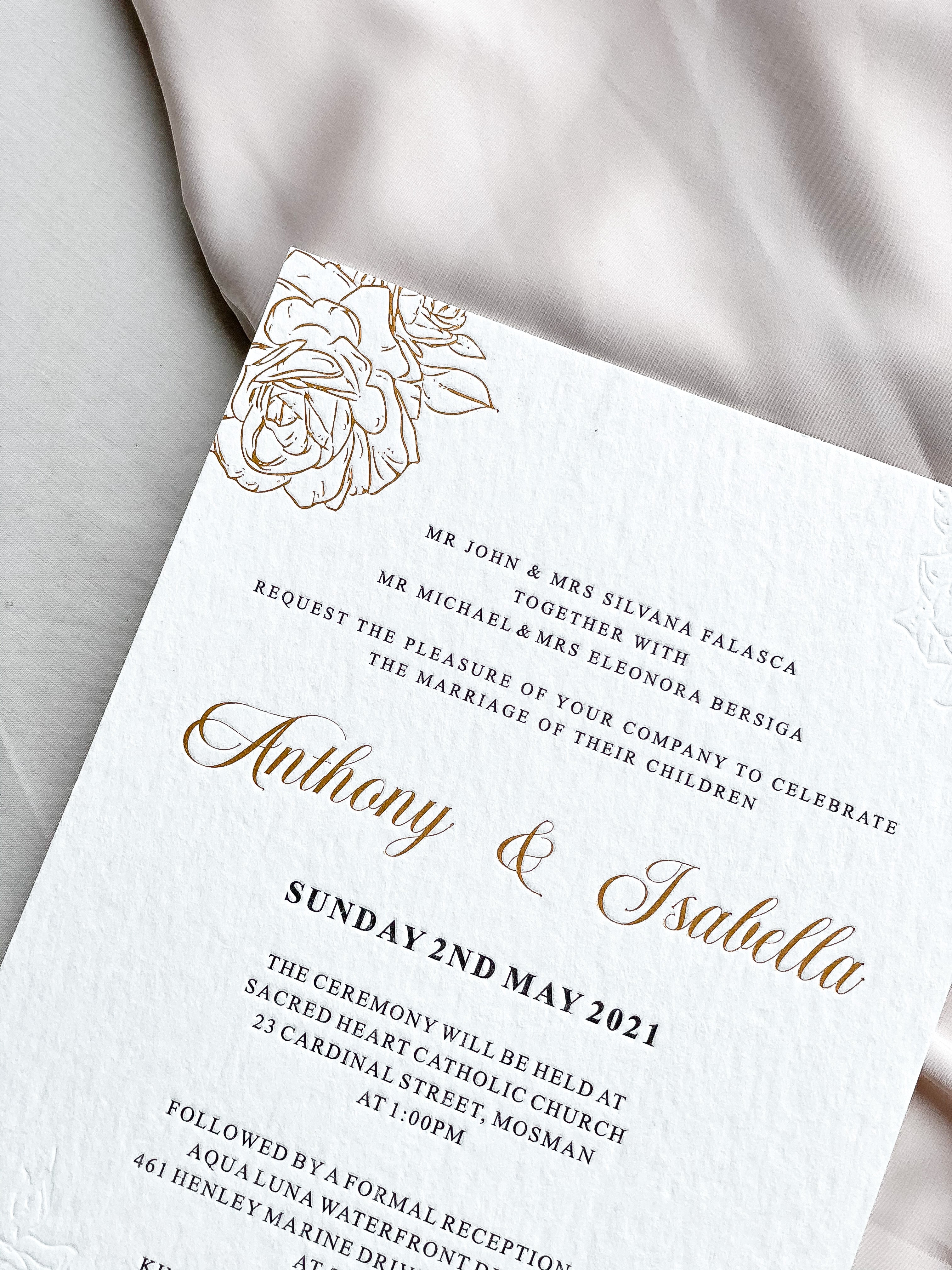 Rose Invitation Suite (50)