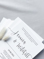 Load image into Gallery viewer, Jessica &amp; Mitchell Invitation Suite (50)
