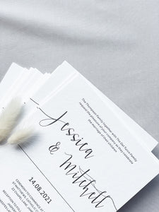 Jessica & Mitchell Invitation Suite (50)