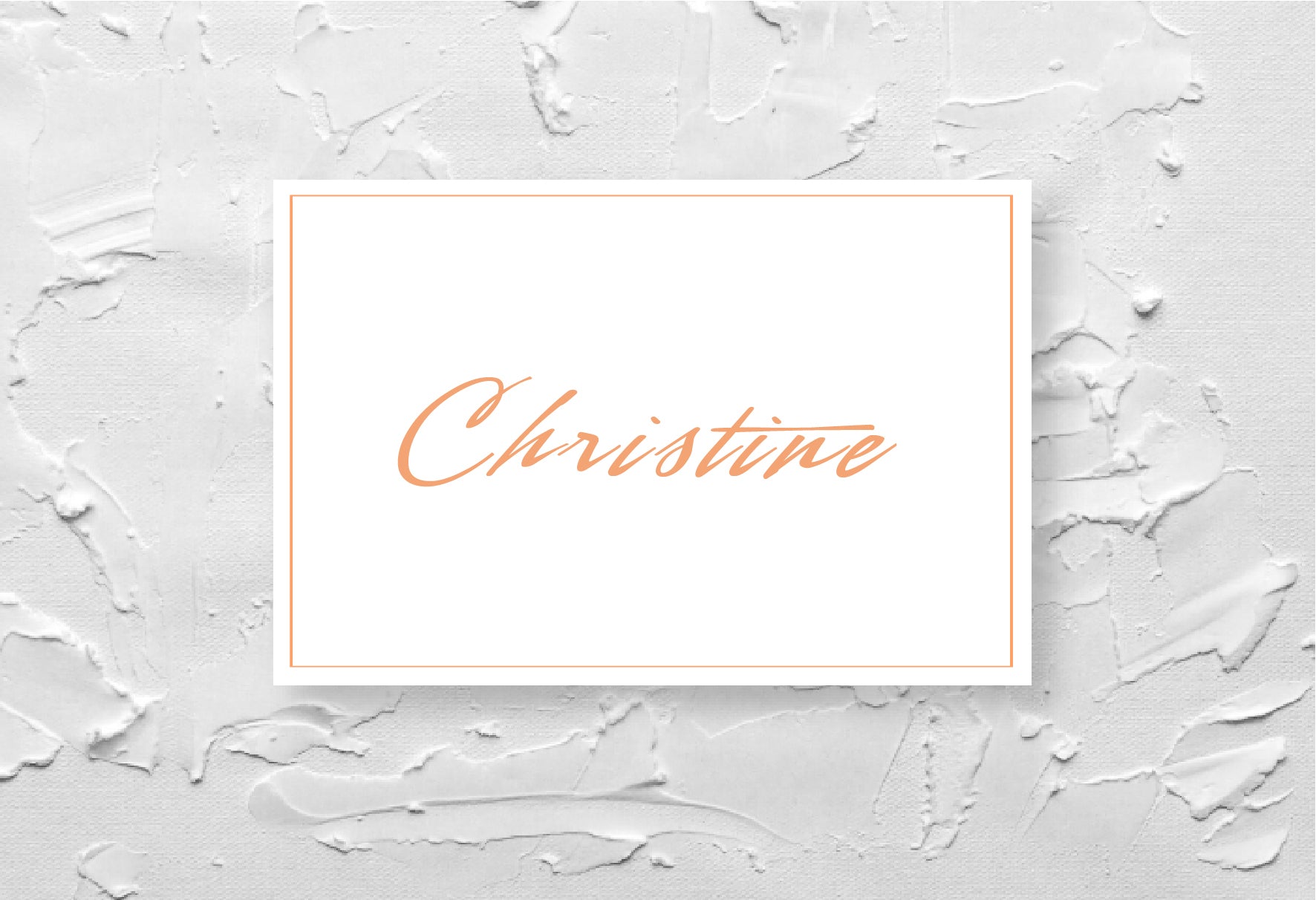 Poppy Place Card (50)