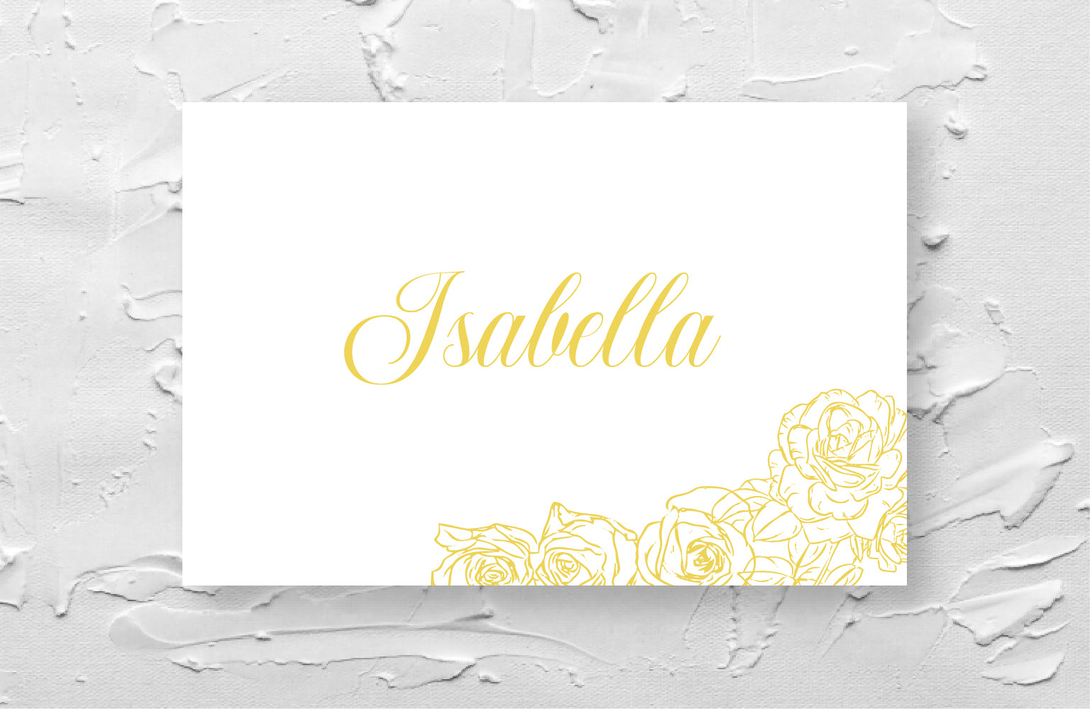 Rose Place Card (50)