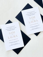 Load image into Gallery viewer, Sam and Laura Invitation (50)
