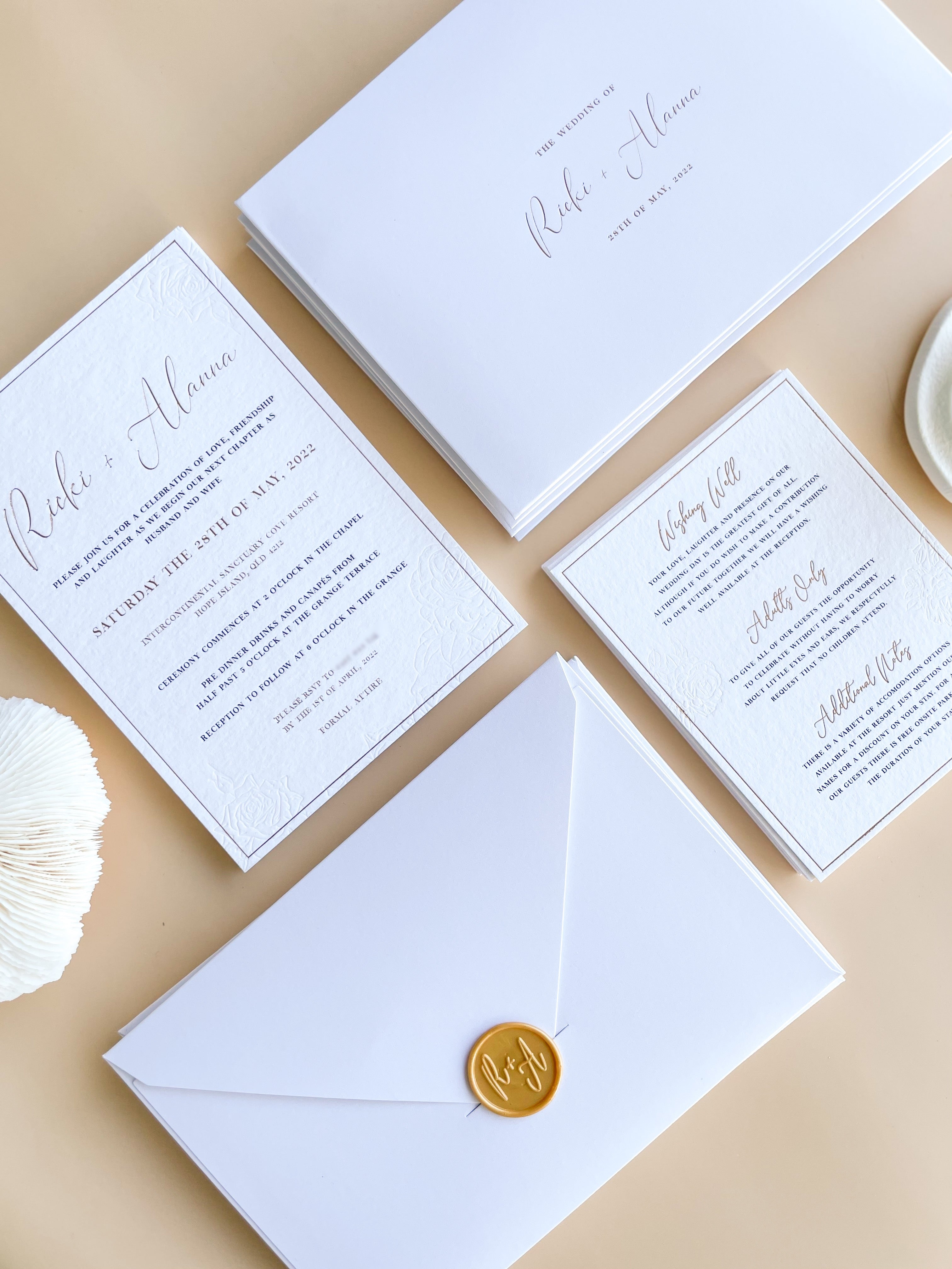 Rose Invitation Suite (50)