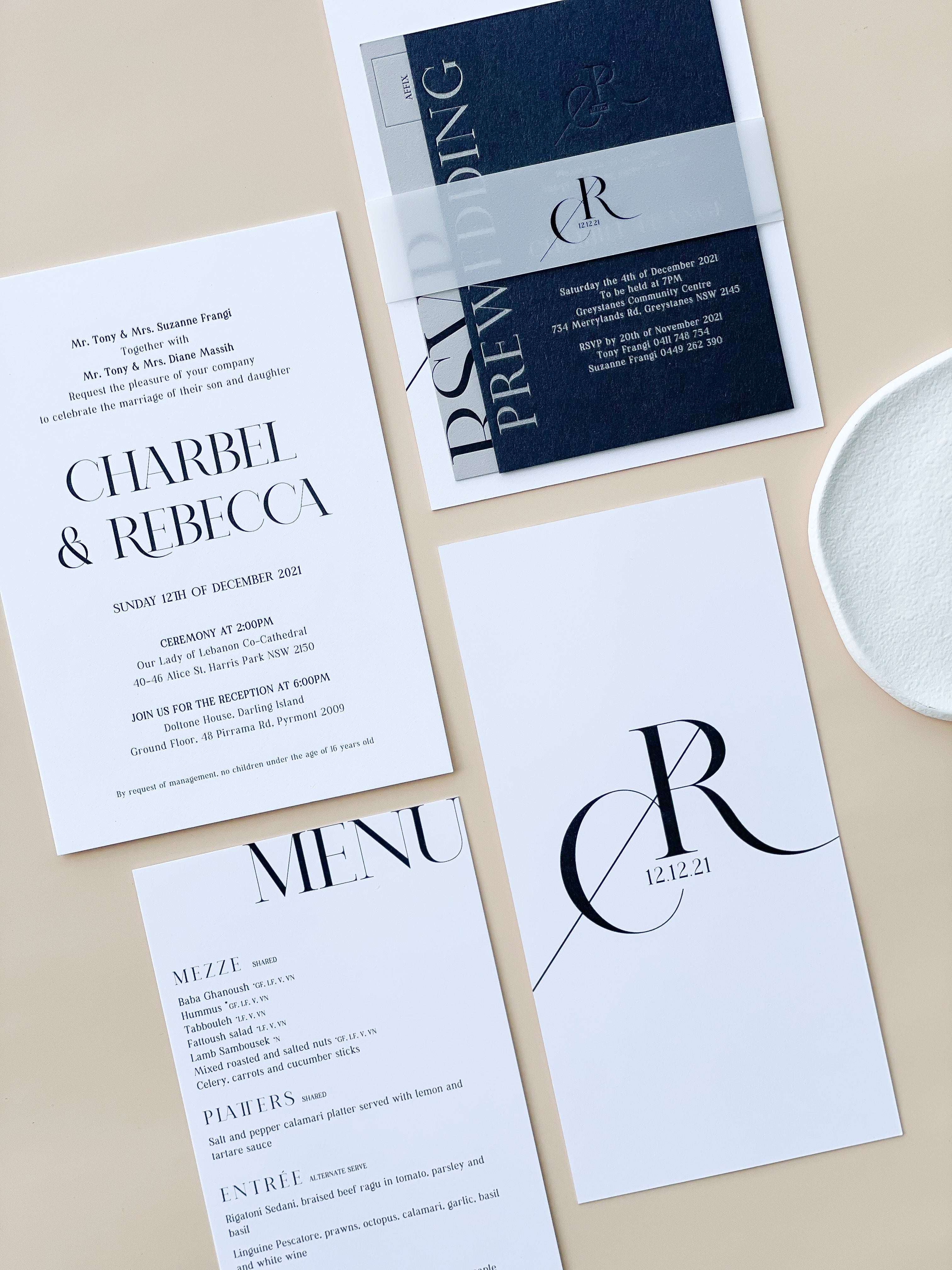 Copenhagen Menu