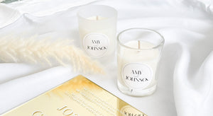 Mini candle favours - clear votive jar