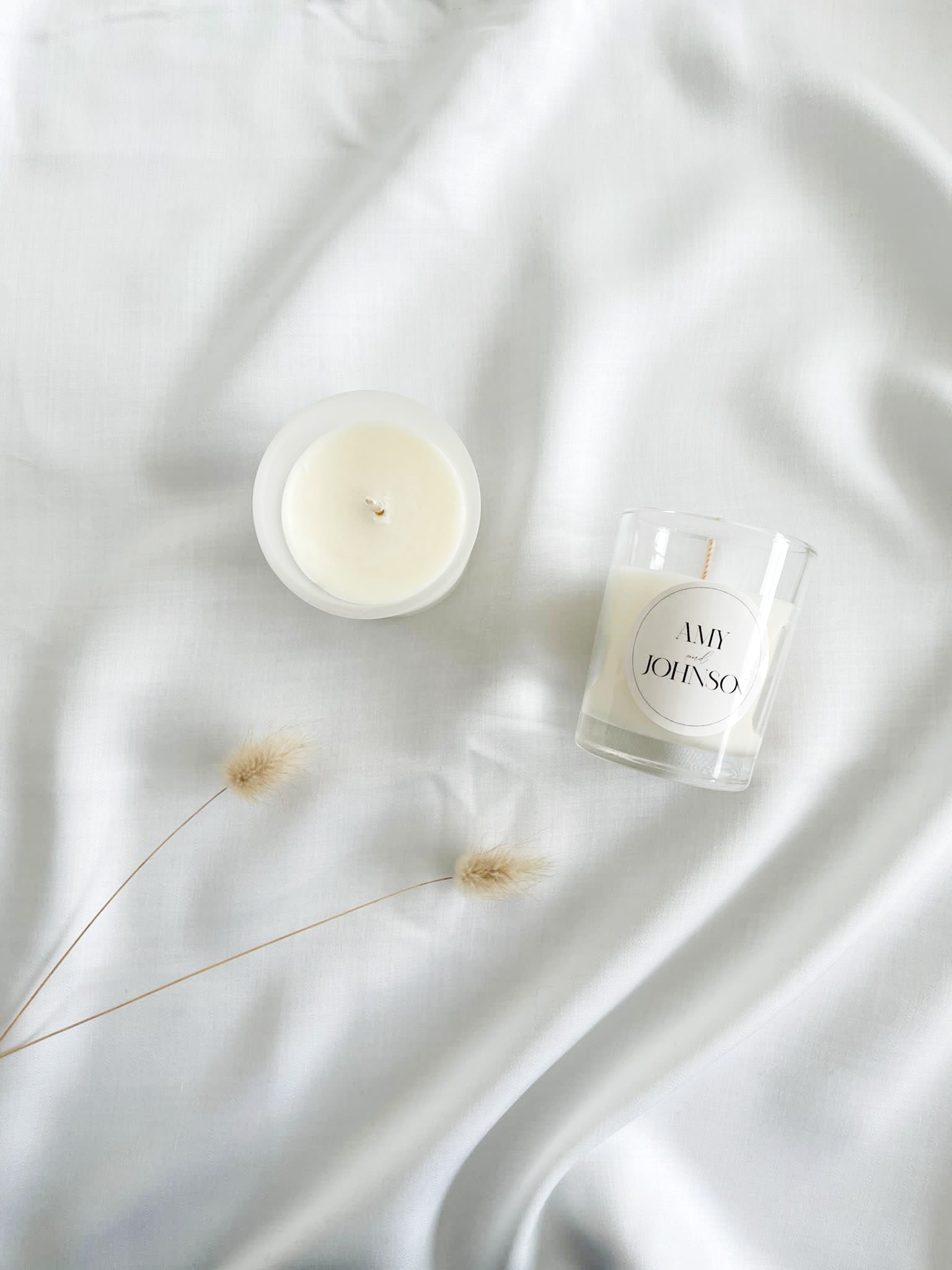 Mini candle favours - clear votive jar