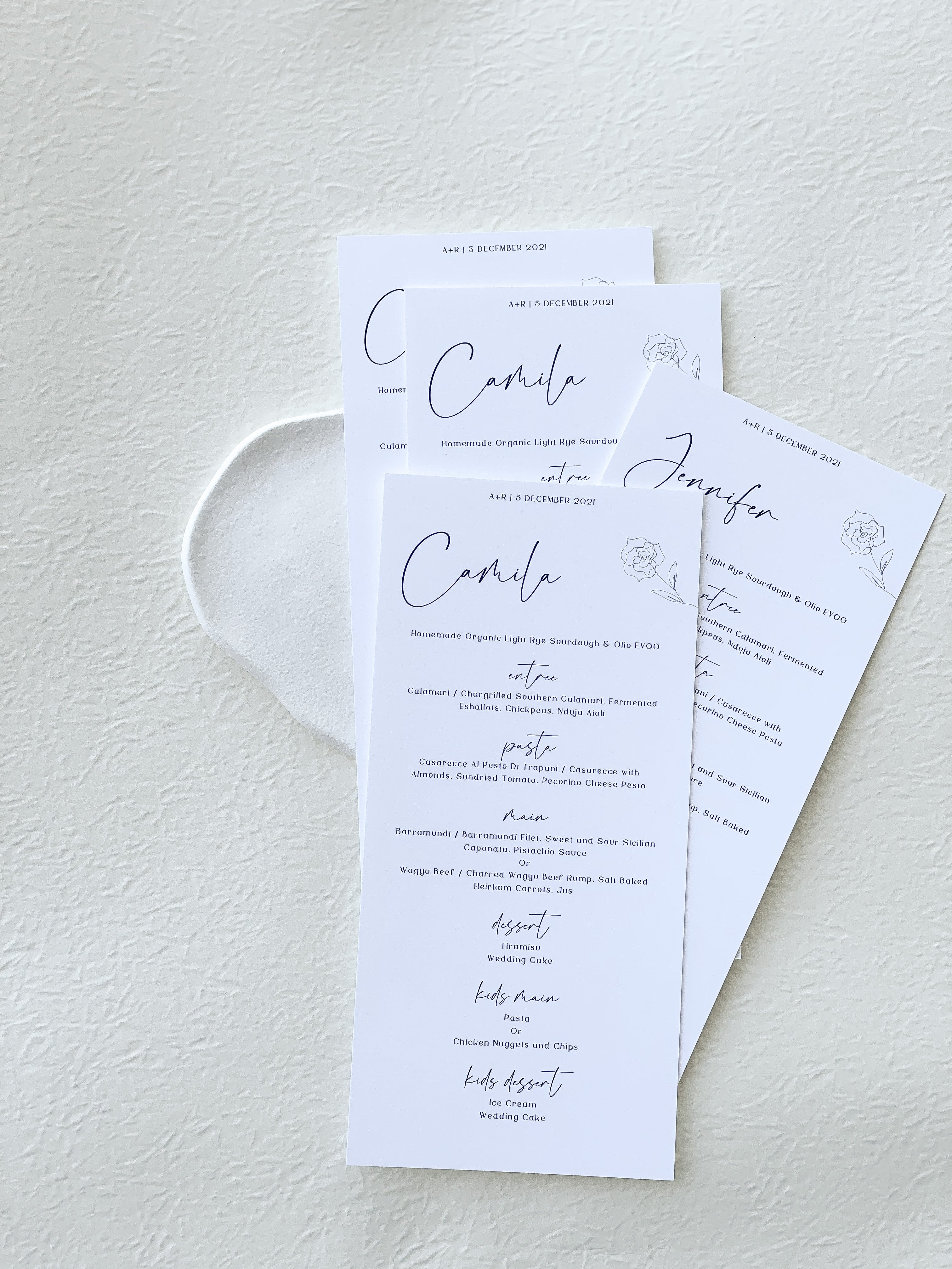 Camilla menu